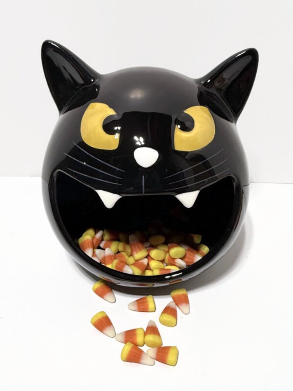 Halloween Black Cat Candy Dish, by Hyde & Eek! (Target), Circa 2018